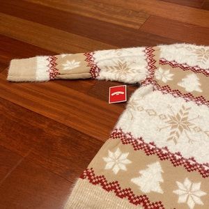 fuzzy holiday sweater